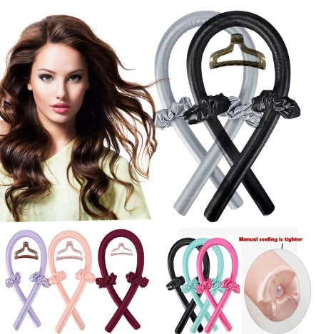 Heatless Curling Wand Headband Kit